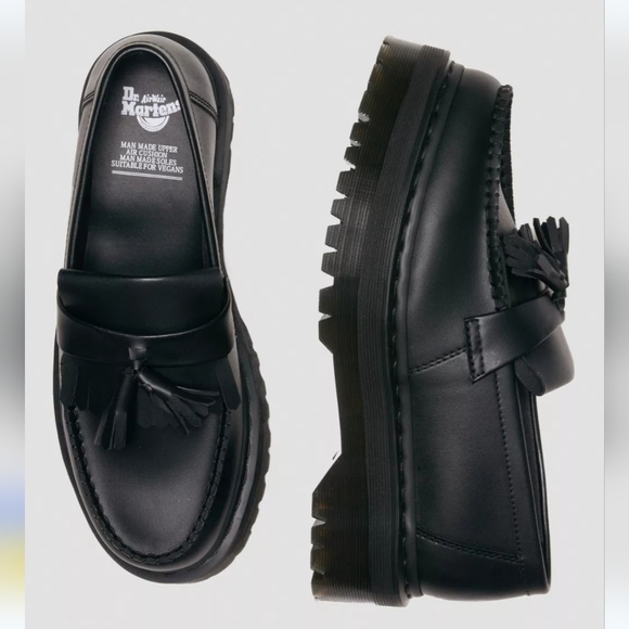 MARTENS Unisex Vegan Adrian Felix Platform Tassel Loafers